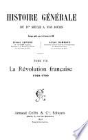 La révolution française, 1789-1799