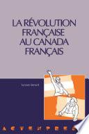 La Révolution française au Canada français