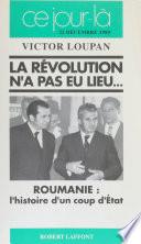 La Révolution n'a pas eu lieu...
