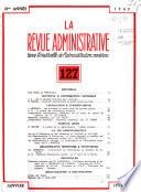 La Revue administrative
