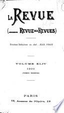 La Revue (ancienne Revue des revues) ...