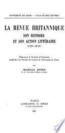 La Revue britannique