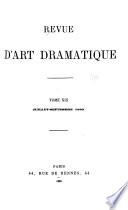 La Revue d'art dramatique et musical