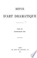 La Revue d'art dramatique et musical