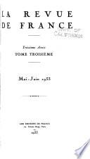 La Revue de France