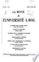 La Revue de l'Université Laval