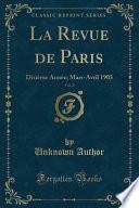 La Revue de Paris, Vol. 2