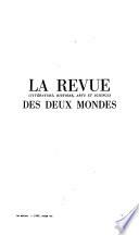 La revue des deux mondes