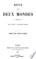 La revue des deux mondes