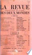 La revue des deux mondes