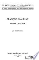 La Revue des lettres modernes