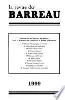 La Revue du barreau
