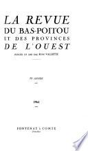 La Revue du Bas-Poitou et des Provinces de l'Ouest