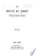 La revue du droit