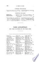 La Revue du mois