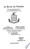 La Revue du notariat