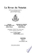 La Revue du notariat