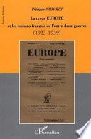 La Revue EUROPE et les romans français de l'entre-deux-guerres