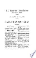 La Revue indigène