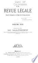 La Revue legale