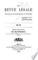 La Revue legale