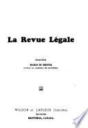 La Revue legale