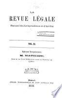 La Revue legale