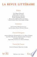La Revue Littéraire N°31