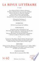 La Revue Littéraire N°60