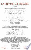 La Revue Littéraire N°67