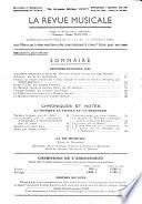 La Revue musicale