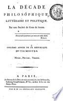 La Revue philosophique, littéraire et politique