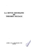 La revue roumaine de théorie sociale