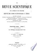 La Revue scientifique de la France et de l'étranger