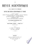 La Revue scientifique de la France et de l'étranger
