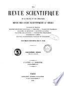 La Revue scientifique de la France et de l'étranger