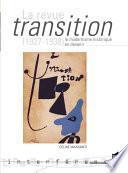 La revue Transition (1927-1938), le modernisme historique en devenir