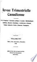 La Revue trimestrielle canadienne