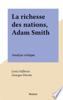 La richesse des nations, Adam Smith