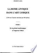La Rome antique dans l'art lyrique