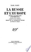 La Russie et l'Europe