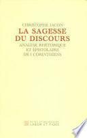 La sagesse du discours