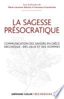 La sagesse présocratique