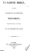 La Sainte Bible, etc
