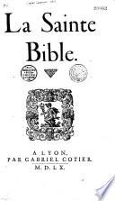 La Sainte Bible