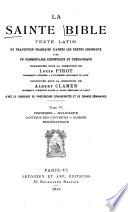 La Sainte Bible
