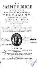 La Sainte Bible