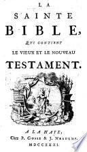 La Sainte Bible