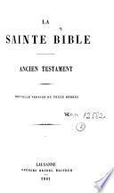 La Sainte Bible