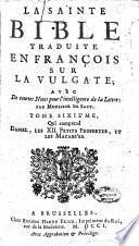 La Sainte Bible
